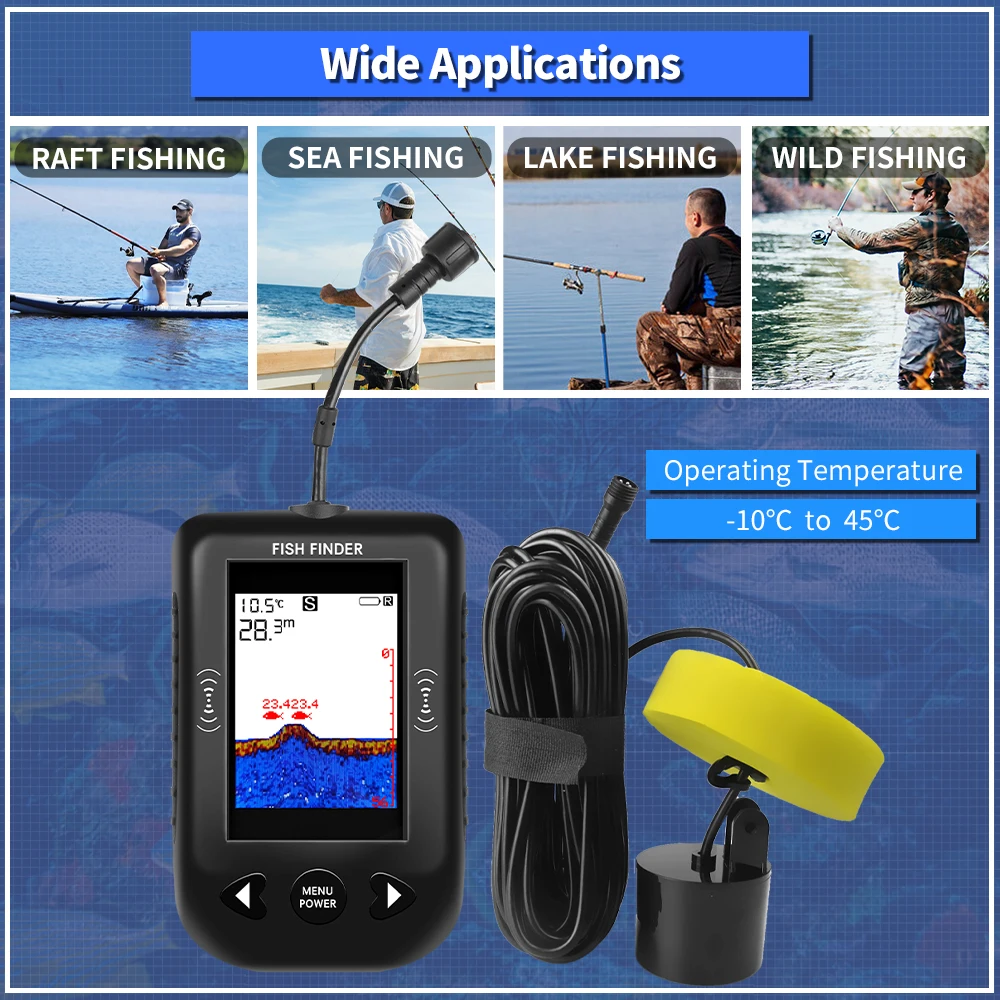 เครื่องหาปลา Erchang XF03 45 อ - Fish Finder Portable บทวิจารณ์และราคา