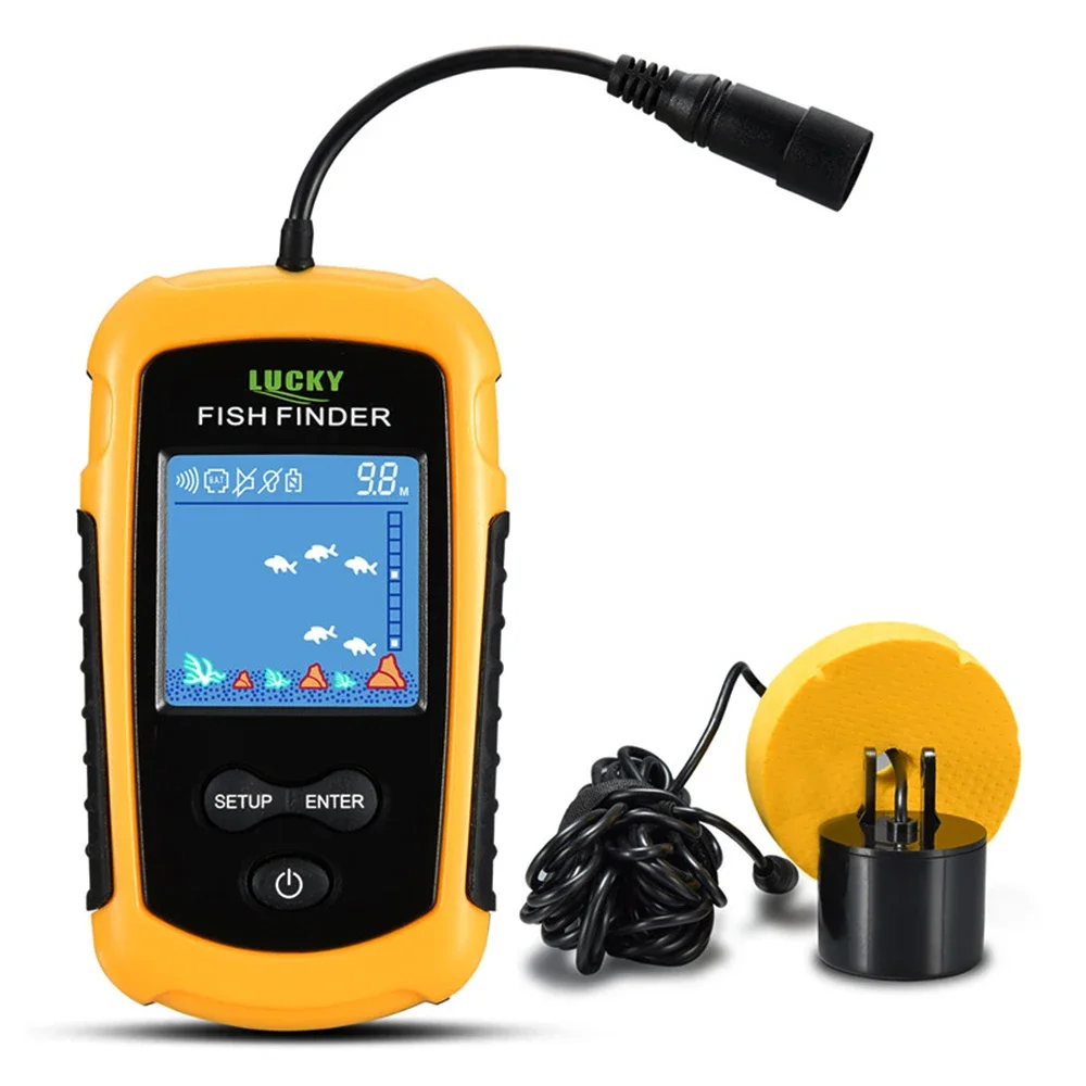 Lucky หน้าจอสี LCD แบบพกพา Fis - Fish Finder Portable บทวิจารณ์และราคา