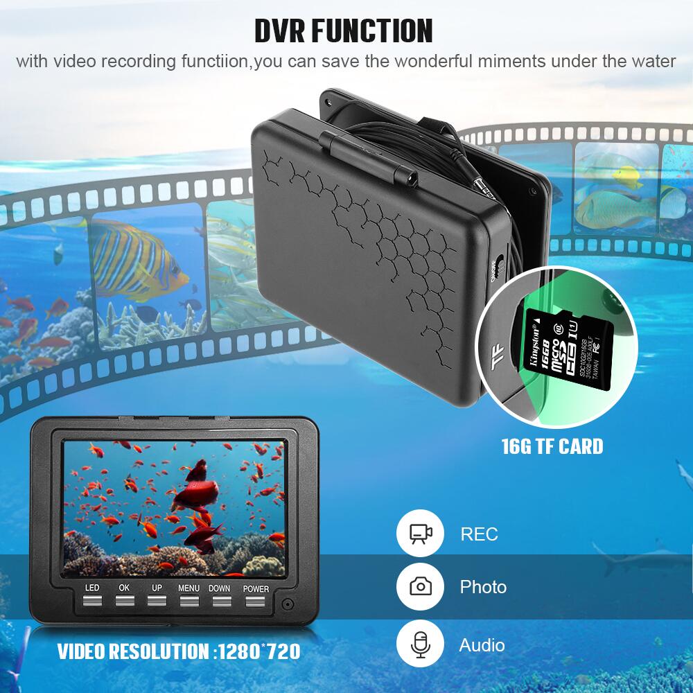 กล้องถ่ายภาพใต้น้ำสำหรับตกปลา  - Fish Finder Portable บทวิจารณ์และราคา
