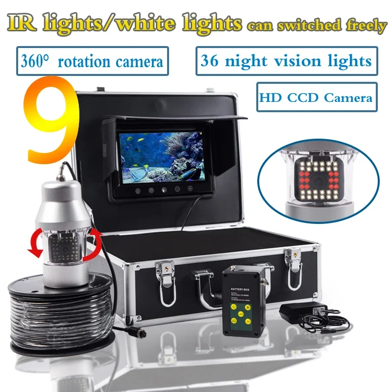 กล้องหาปลา F08A 9 นิ้ว กล้องตก - Underwater Camera บทวิจารณ์และราคา