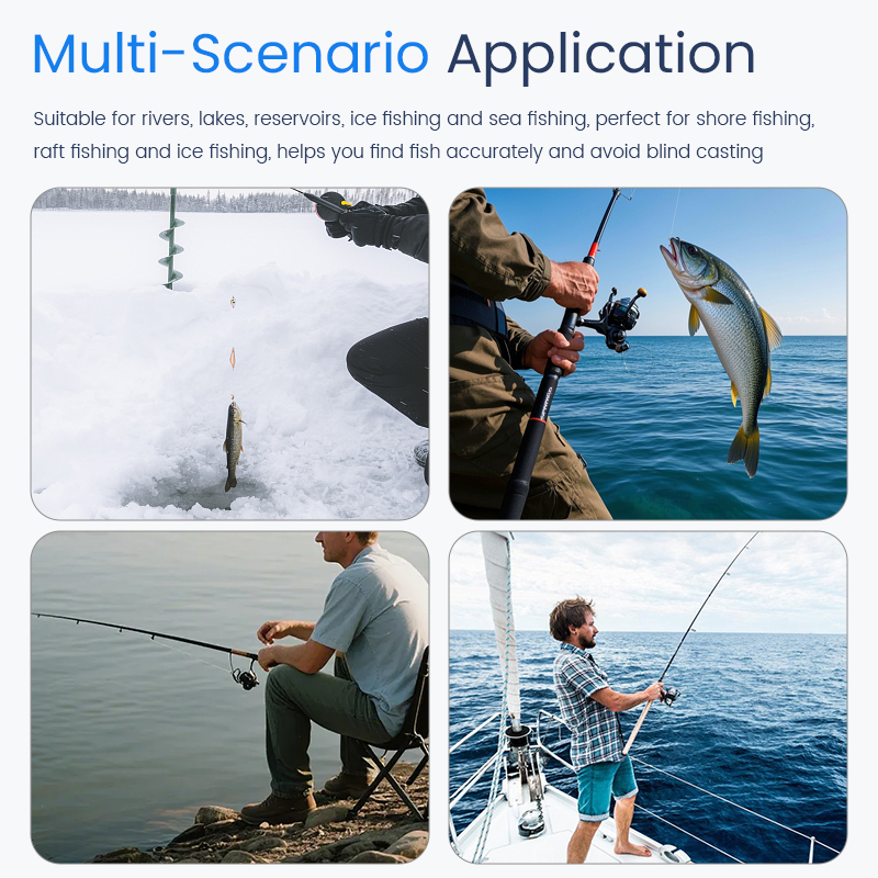 เครื่องค้นหาปลาแบบพกพาพร้อมขาต - Fish Finder Portable บทวิจารณ์และราคา